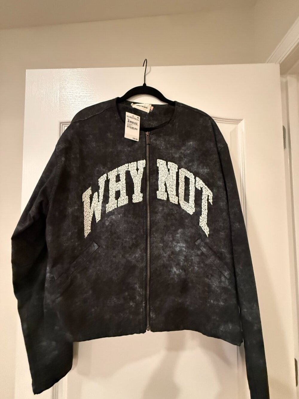 Honor The Gift Why Not Washed Bomber Jacket Men’s L NWT